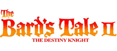 Bard's Tale II, The - The Destiny Knight (Japan) logo